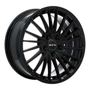 RTX Wheels – Polar – Black – 18″x8″ 40mm – All weather Wheels – 083050